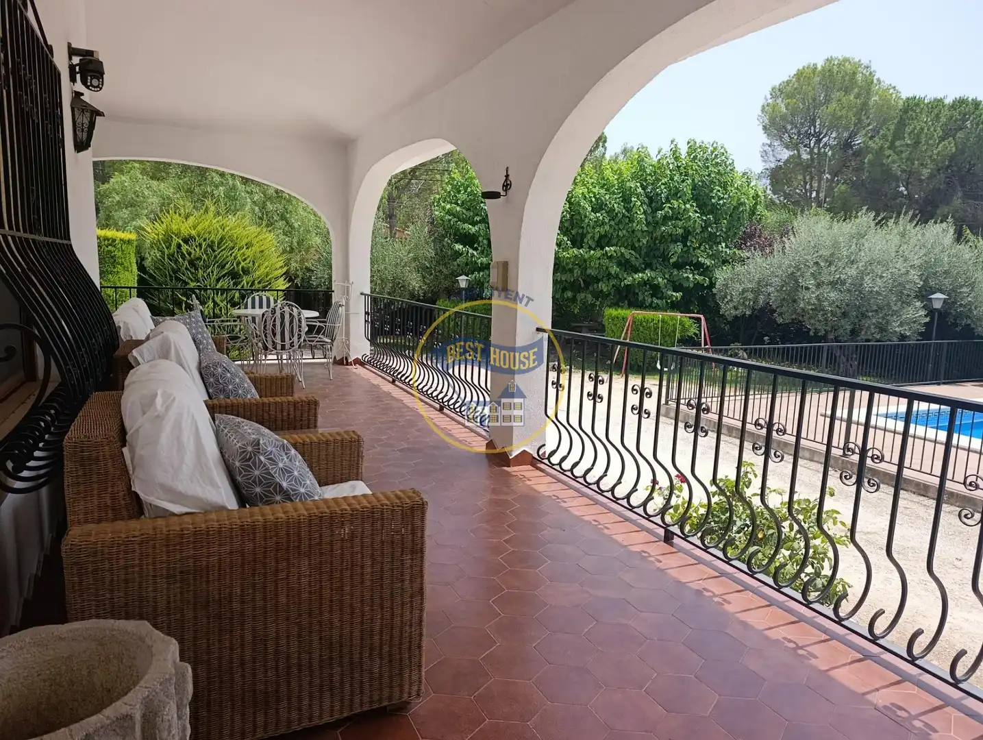 Terrassa de Casa o xalet en venda en Ontinyent amb Aire condicionat, Calefacció i Jardí privat