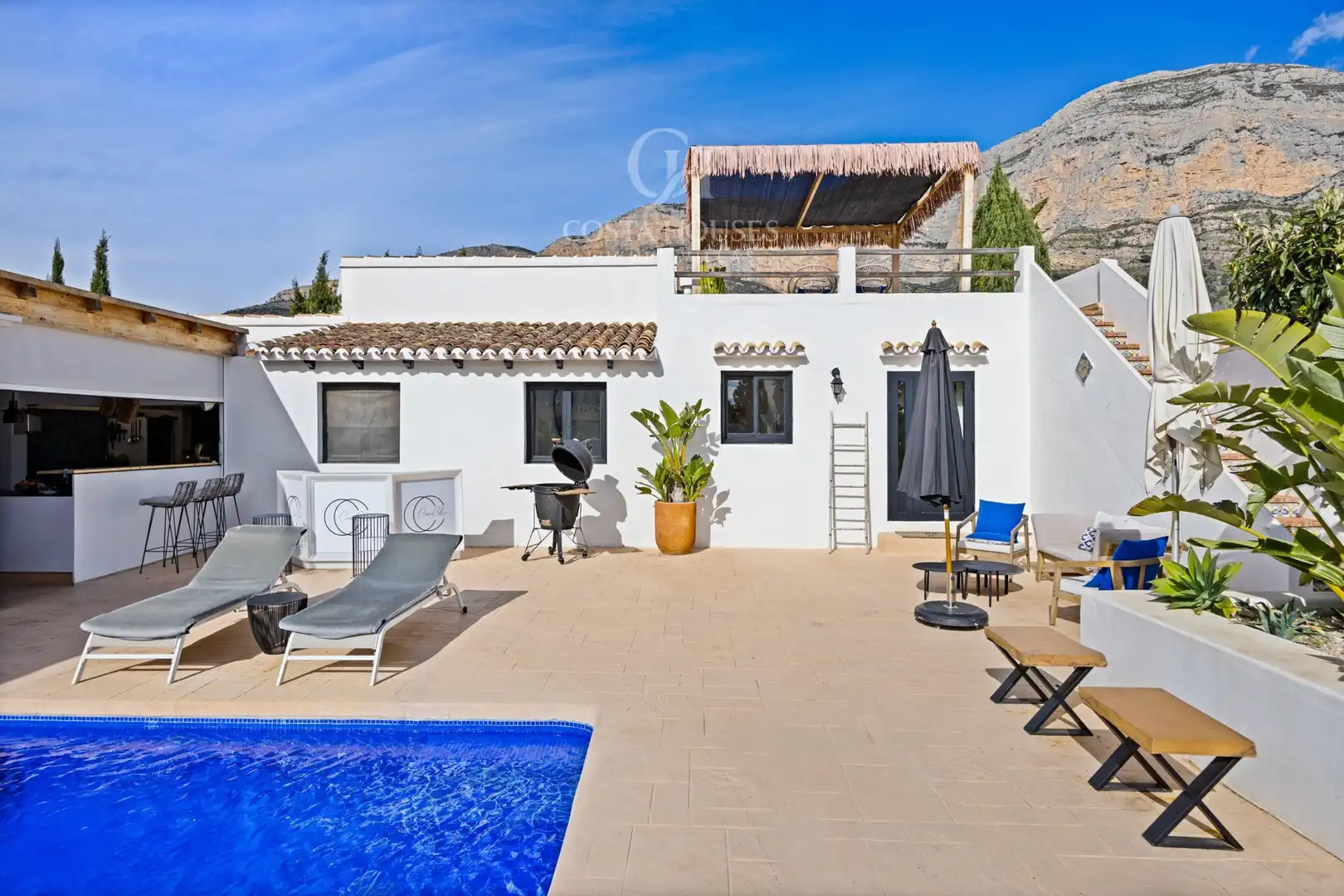 Exterior view of Houses for sale in Jávea / Xàbia  with Air Conditioner, Heating and Private garden