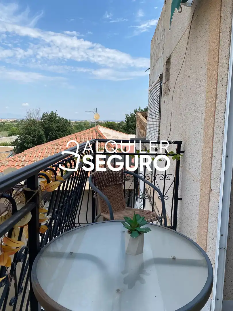 Terraza de Piso de alquiler en Murcia con Aire acondicionado y Amueblado