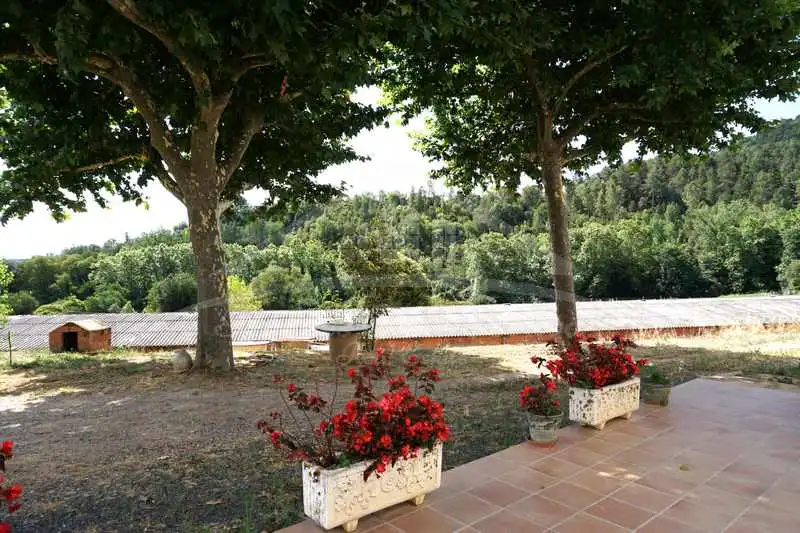 Terrassa de Finca rústica en venda en Brunyola i Sant Martí Sapresa amb Calefacció, Jardí privat i Terrassa