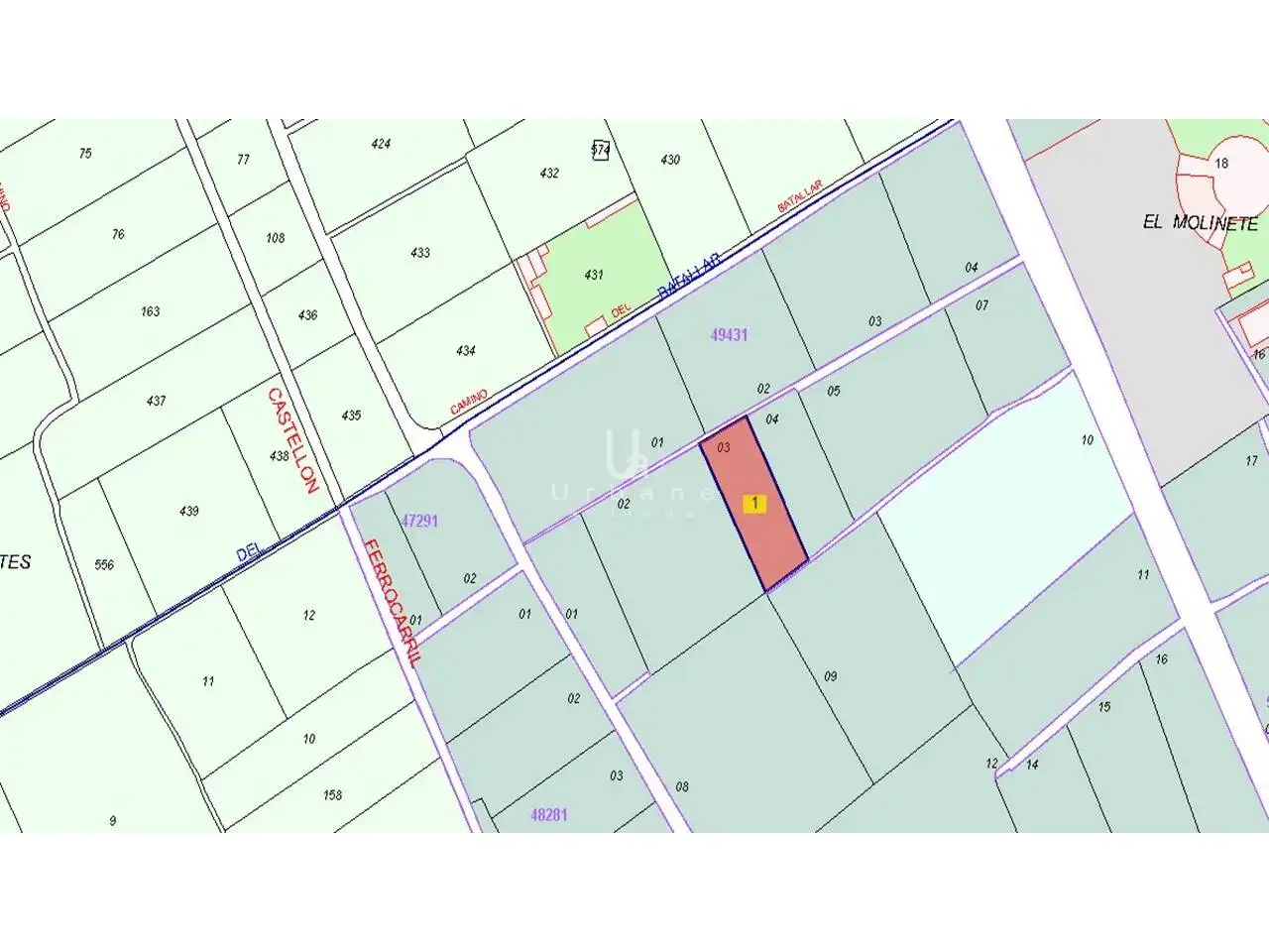 Terreno industrial en venta en L'Alcúdia