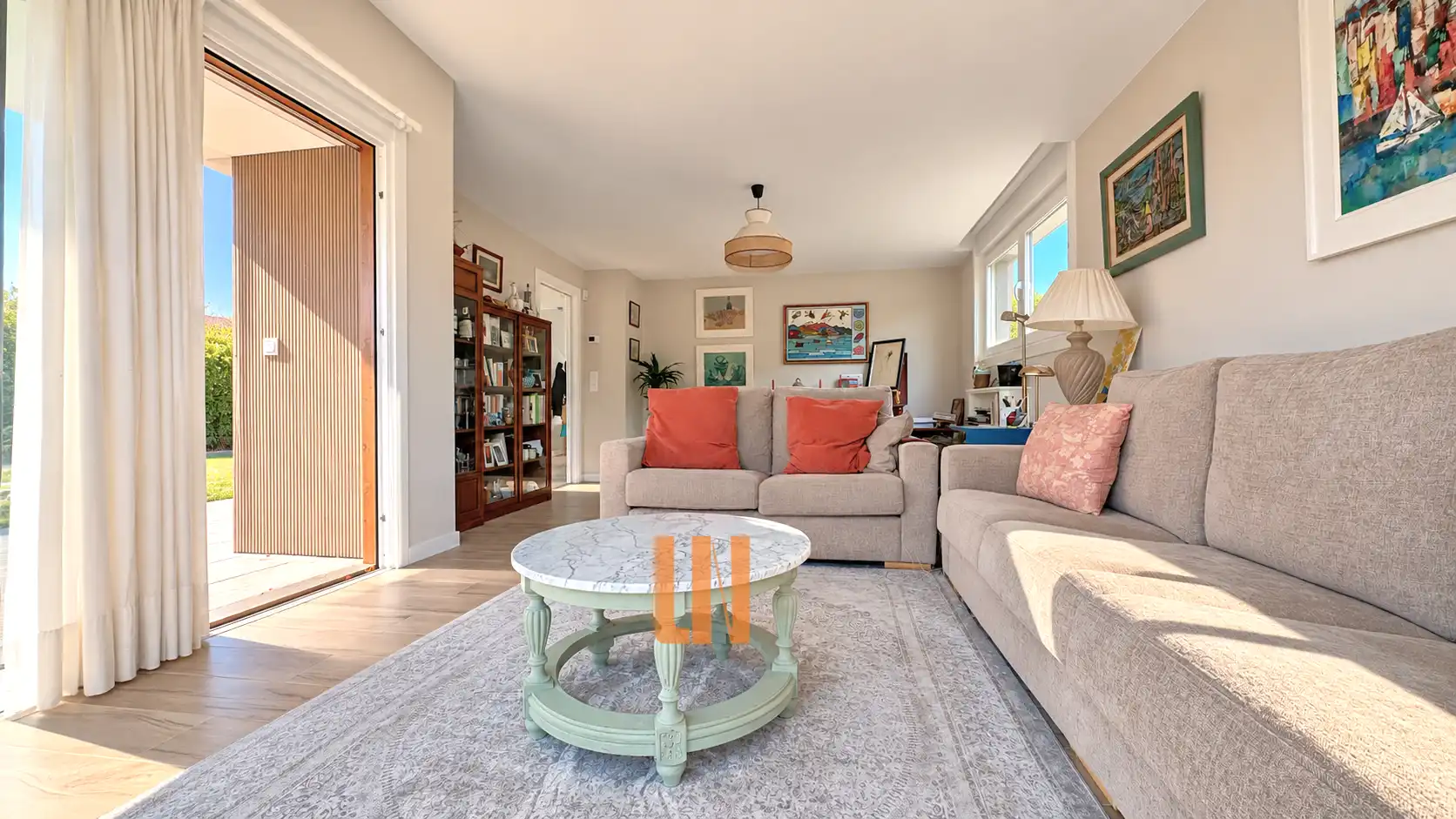 Wohnzimmer von Haus oder Chalet zum Verkauf in Oleiros mit Klimaanlage, Heizung und Privatgarten