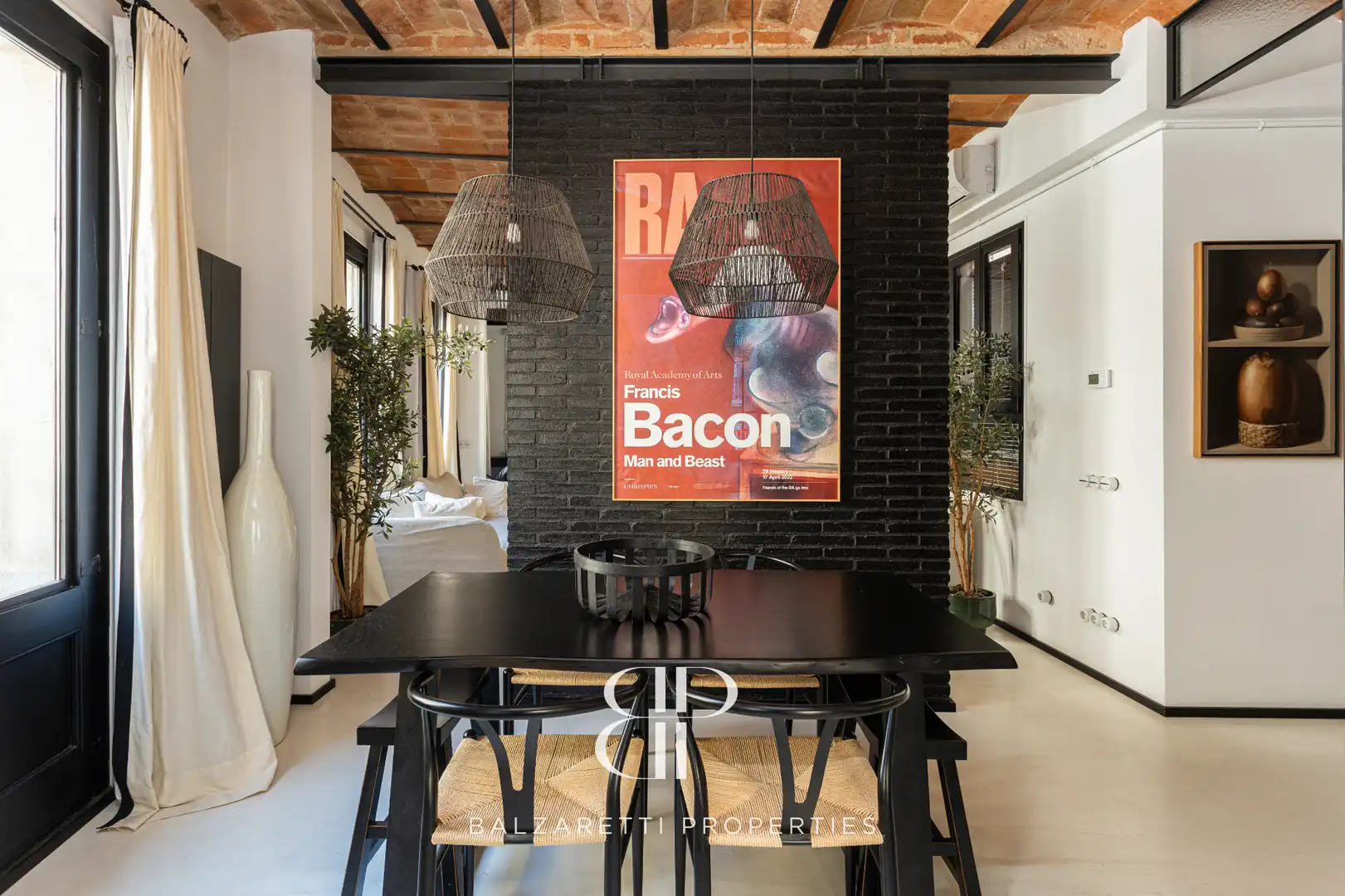 Esszimmer von Wohnung zur Miete in Barcelona mit Klimaanlage, Heizung und Parkett