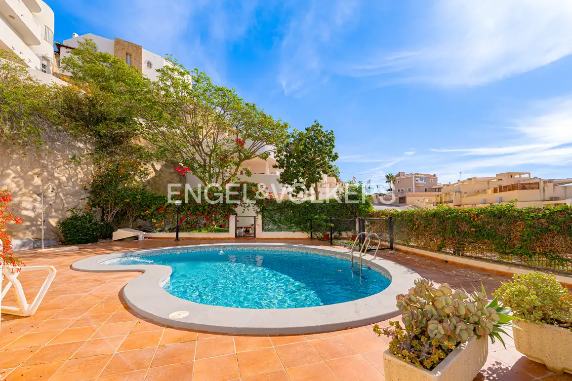Swimming pool of Houses for sale in Villajoyosa / La Vila Joiosa  with Air Conditioner, Private garden and Terrace