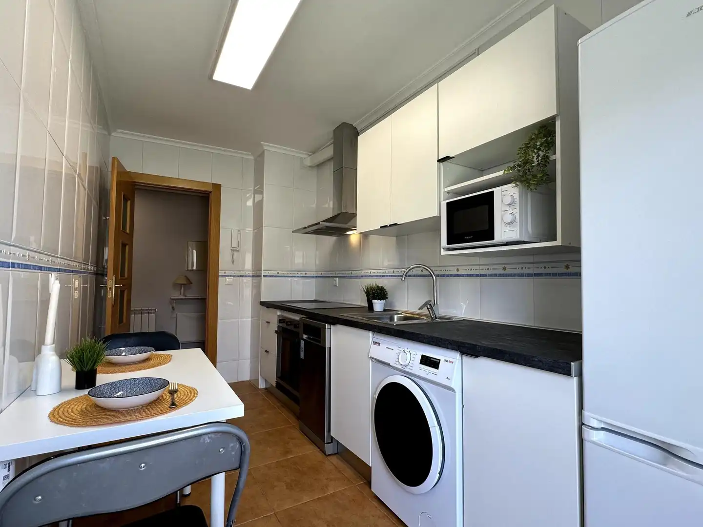Cocina de Apartamento en venta en León Capital  con Calefacción y Terraza