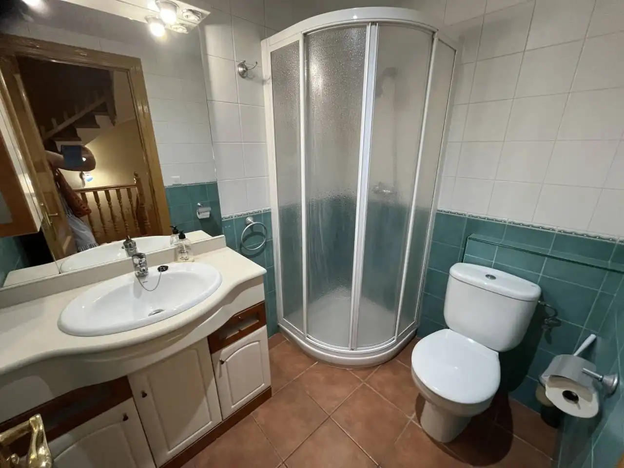 Baño de Casa o chalet de alquiler en Castelserás con Aire acondicionado, Calefacción y Terraza