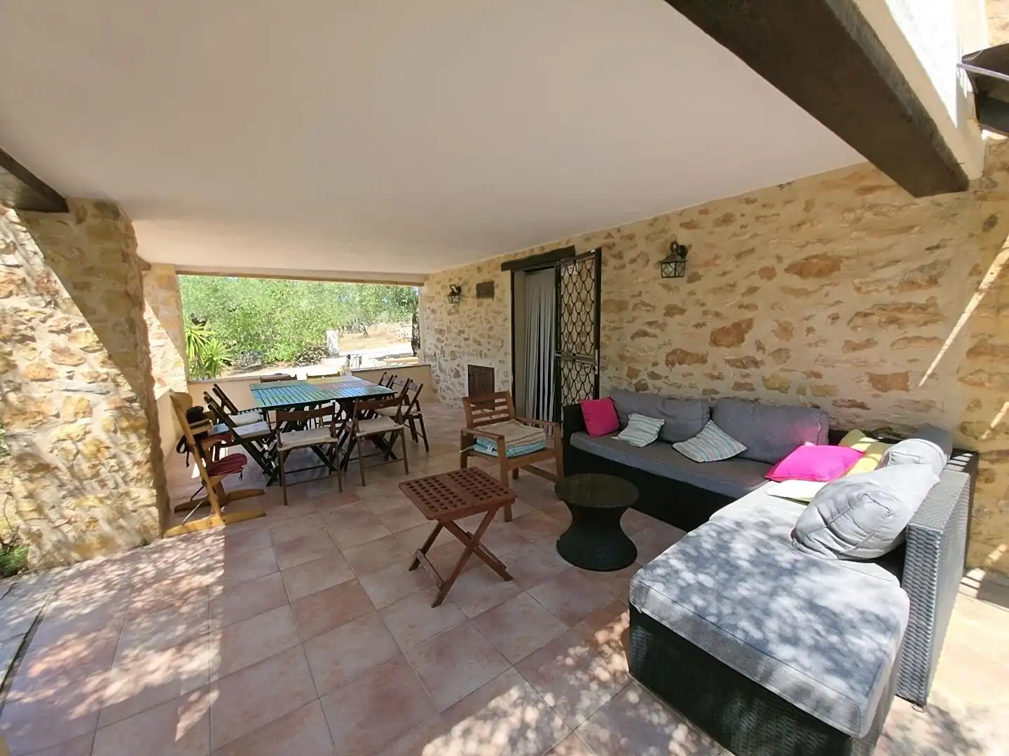 Terrasse von Country house zum Verkauf in L'Ametlla de Mar  mit Privatgarten, Terrasse und Schwimmbad