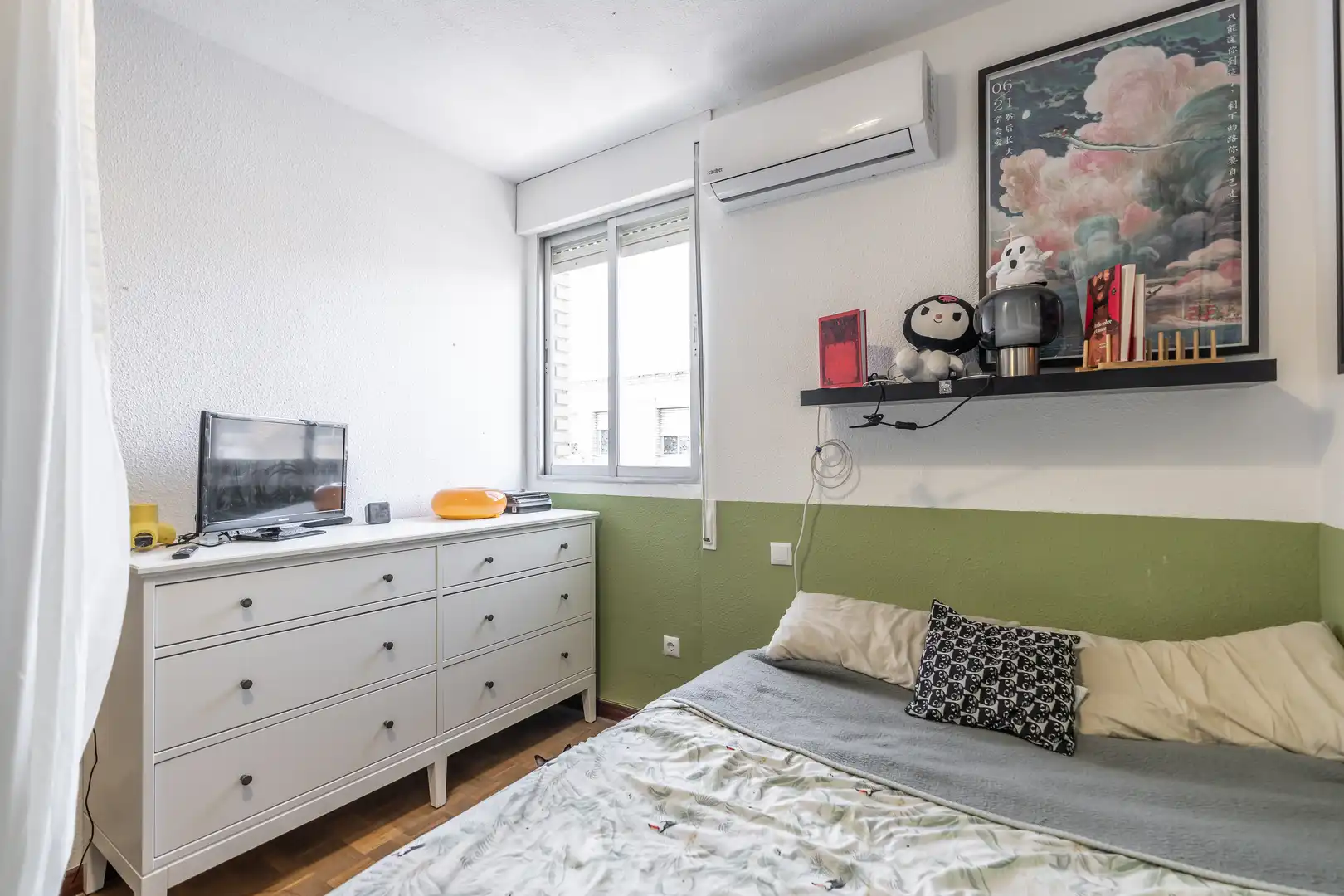 Bedroom of Flat for sale in Madrid  with Heating