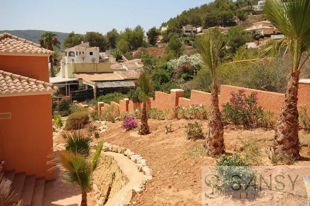 Garden of Houses for sale in Jávea / Xàbia  with Air Conditioner, Heating and Storage room