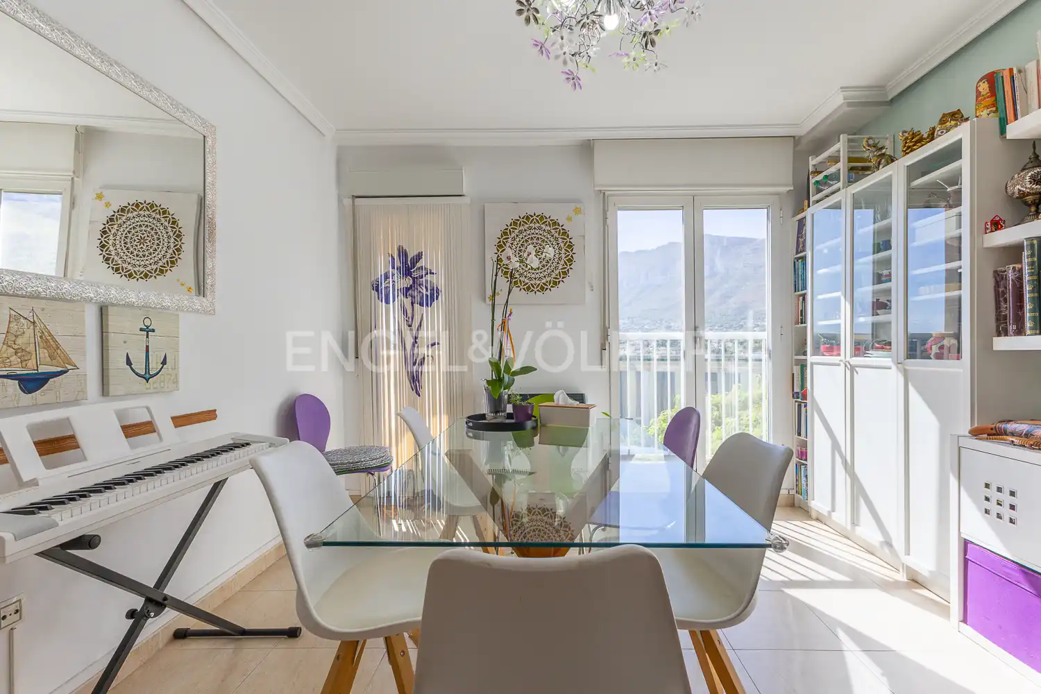 Dining room of Flat for sale in Dénia  with Air Conditioner, Heating and Swimming Pool