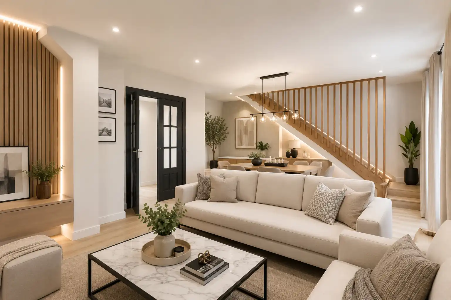 Living room of Flat for sale in Brunete  with Air Conditioner, Heating and Private garden