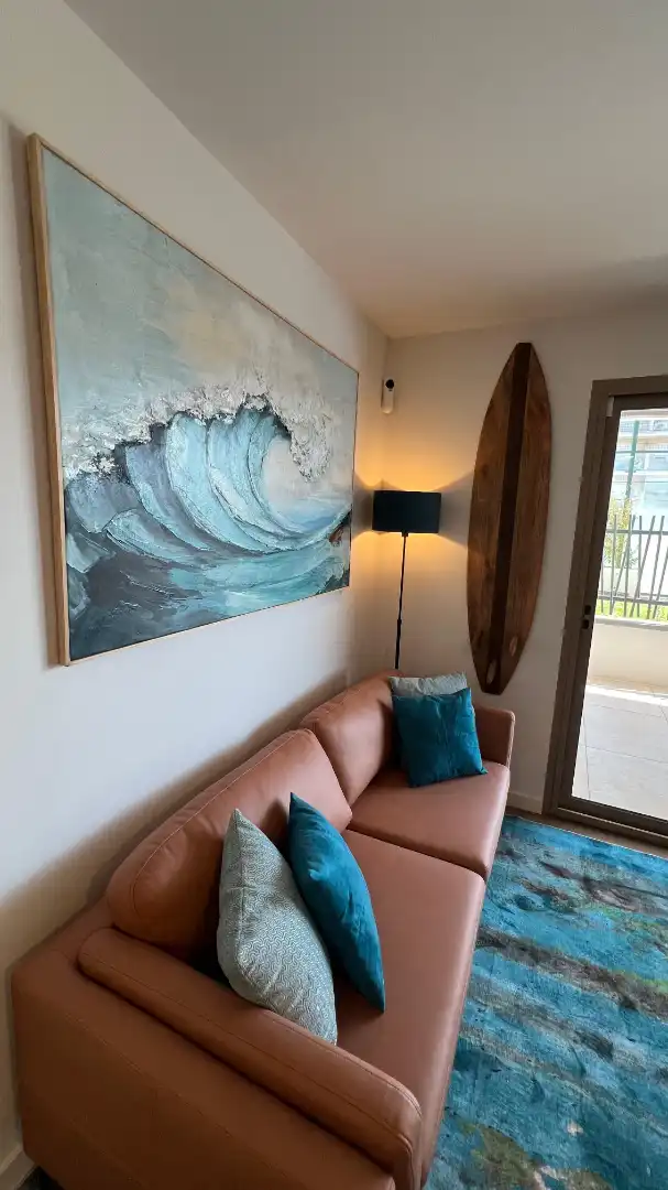 Sala de estar de Piso de alquiler en El Puig de Santa Maria con Aire acondicionado, Amueblado y TV