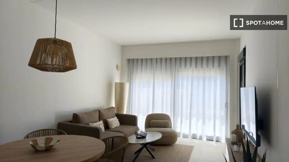 Sala d'estar de Apartament per a compartir en Torrevieja amb Aire condicionat, Calefacció i Terrassa