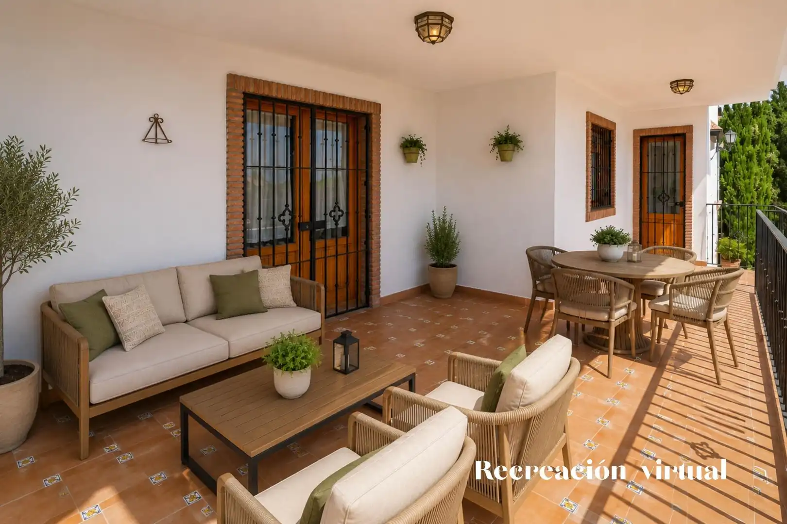 Terraza de Casa o chalet en venta en Las Gabias con Calefacción, Jardín privado y Terraza