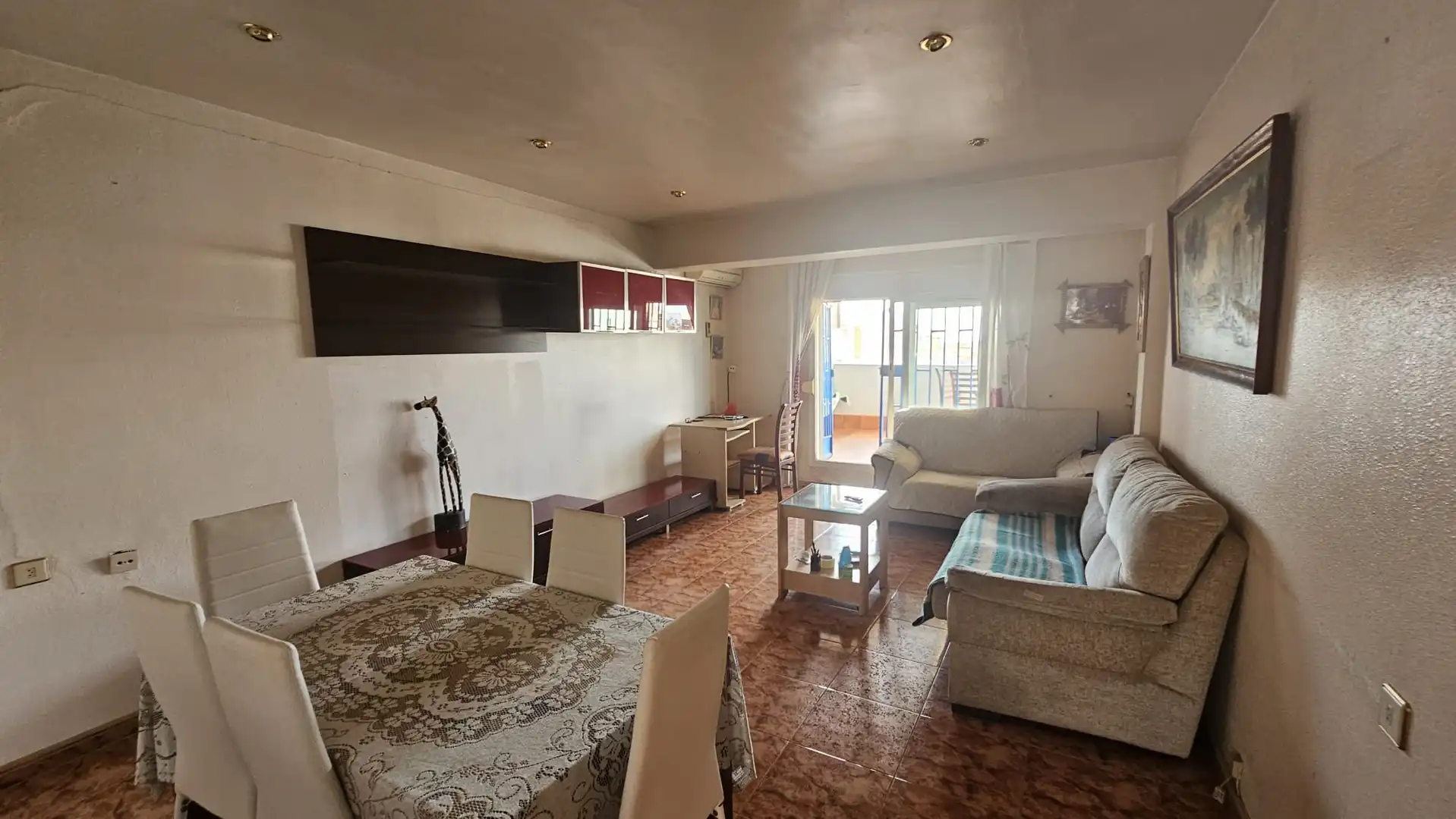 Sala de estar de Ático en venta en Sagunto / Sagunt con Balcón
