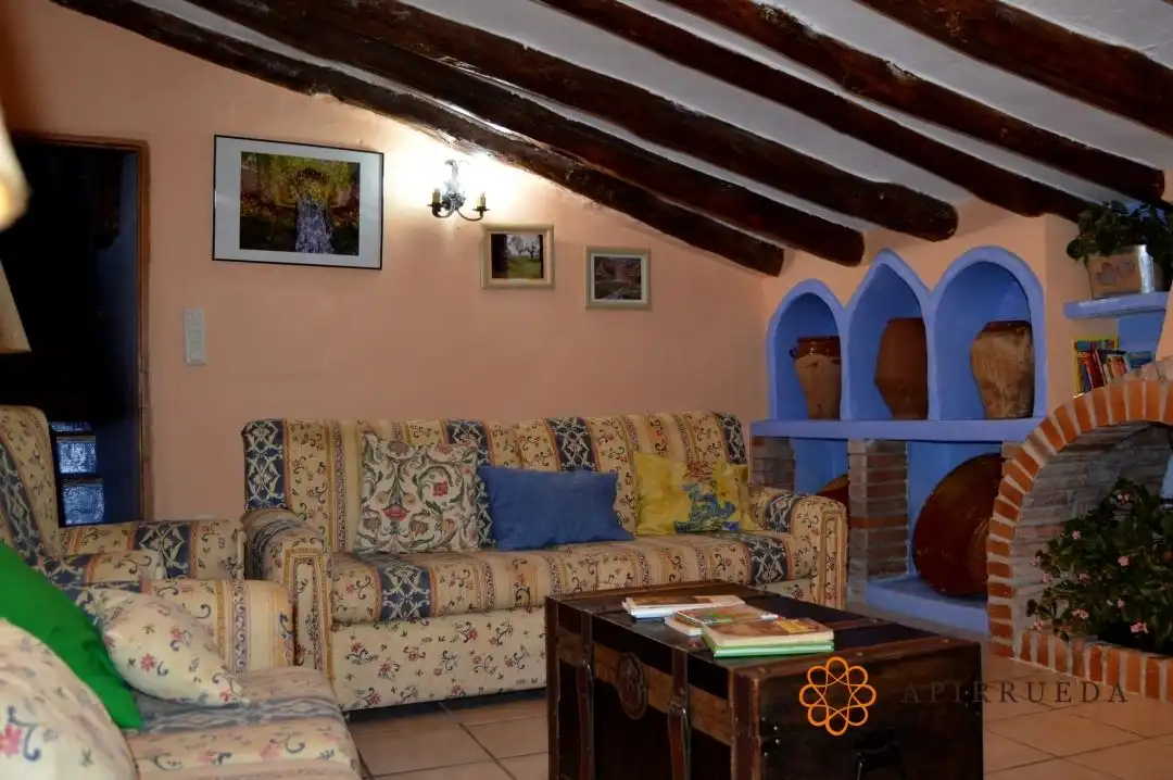 Living room of Houses for sale in Bijuesca  with Heating and Furnished