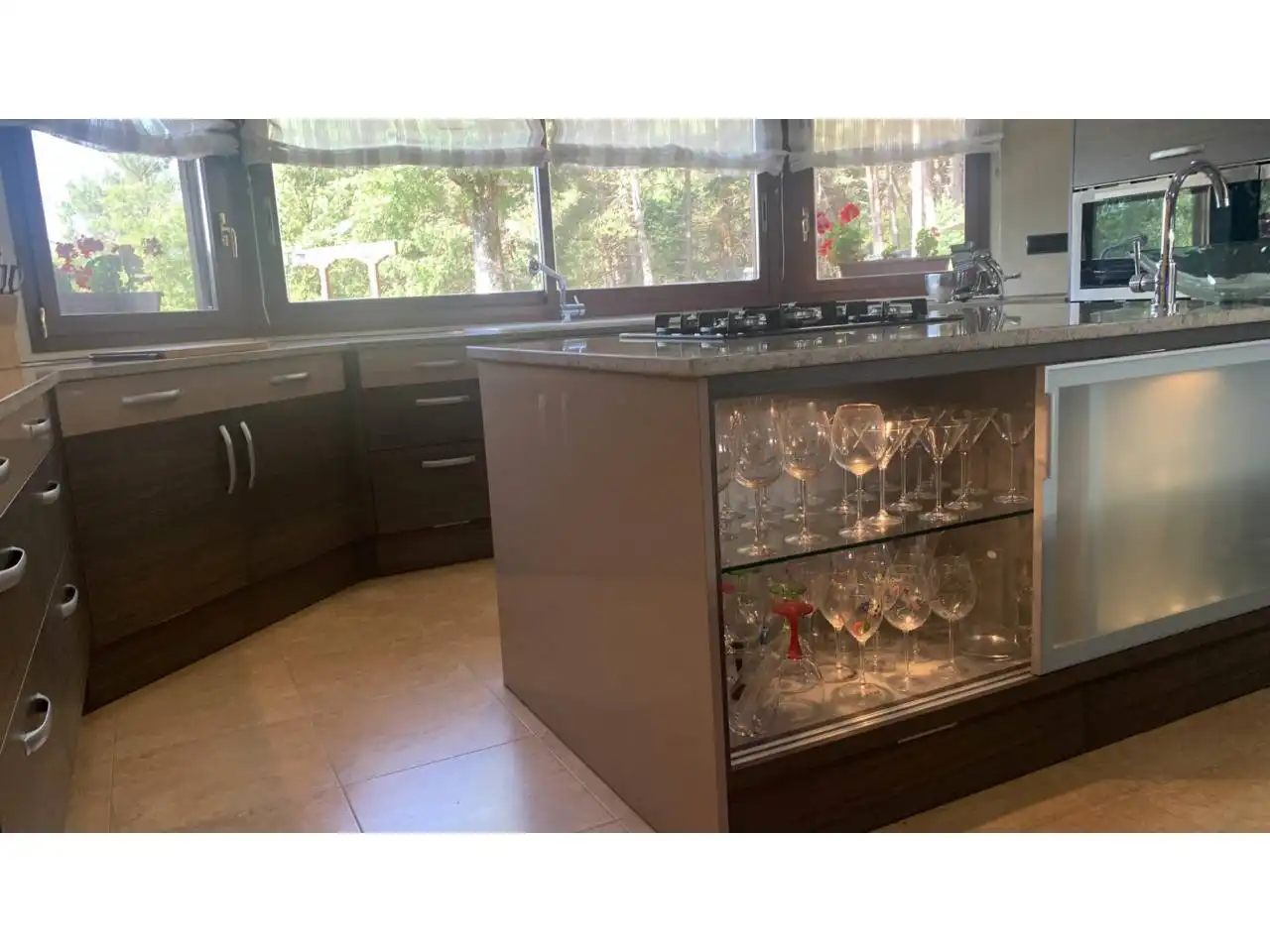 Cocina de Casa o chalet en venta en Guixers con Calefacción, Jardín privado y Parquet