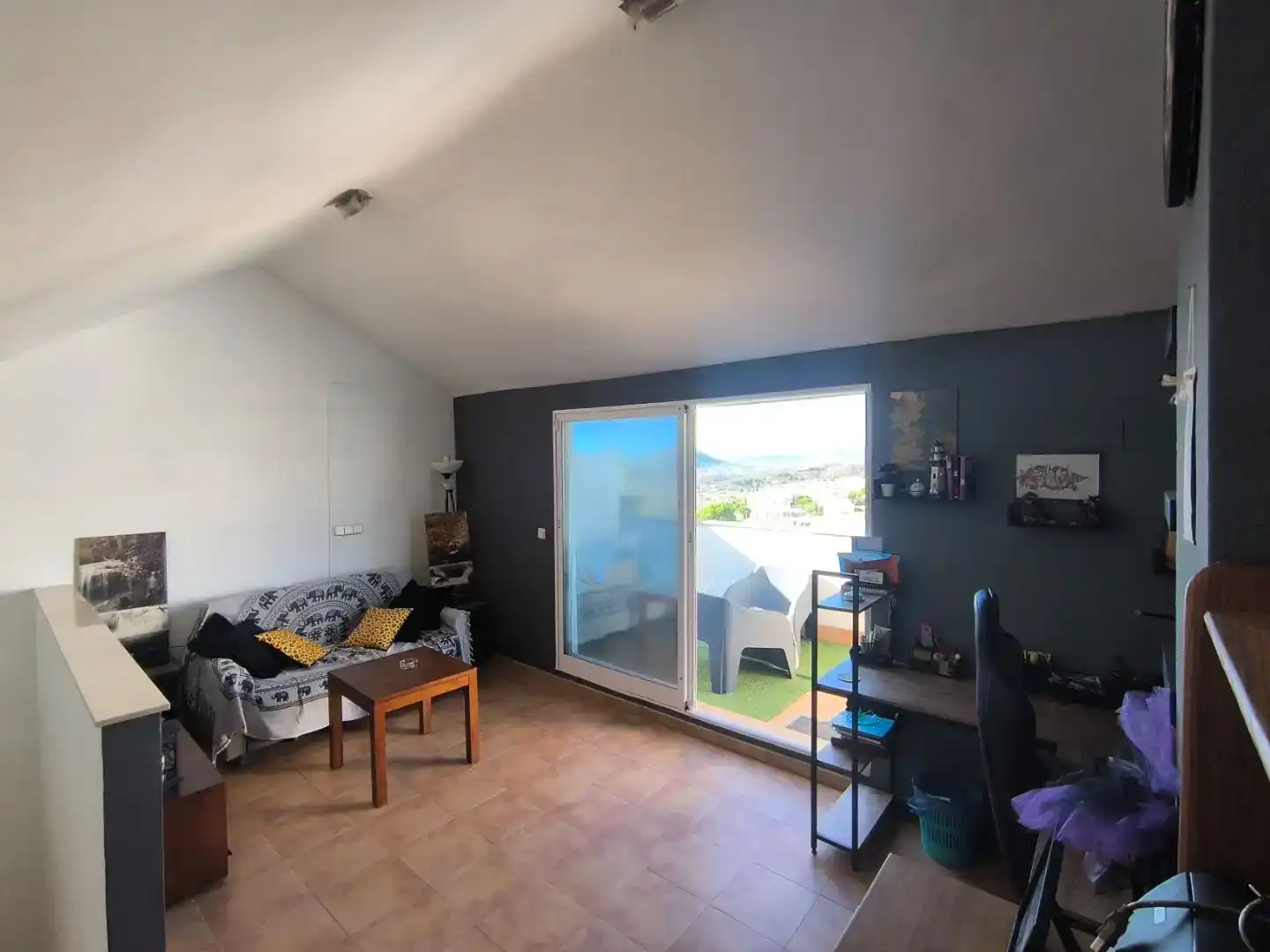 Balcony of Flat for share in Relleu  with Private garden, Storage room and Swimming Pool
