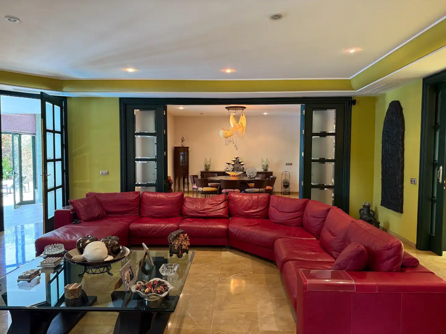 Sala de estar de Casa o chalet en venta en Gelves con Aire acondicionado, Jardín privado y Terraza