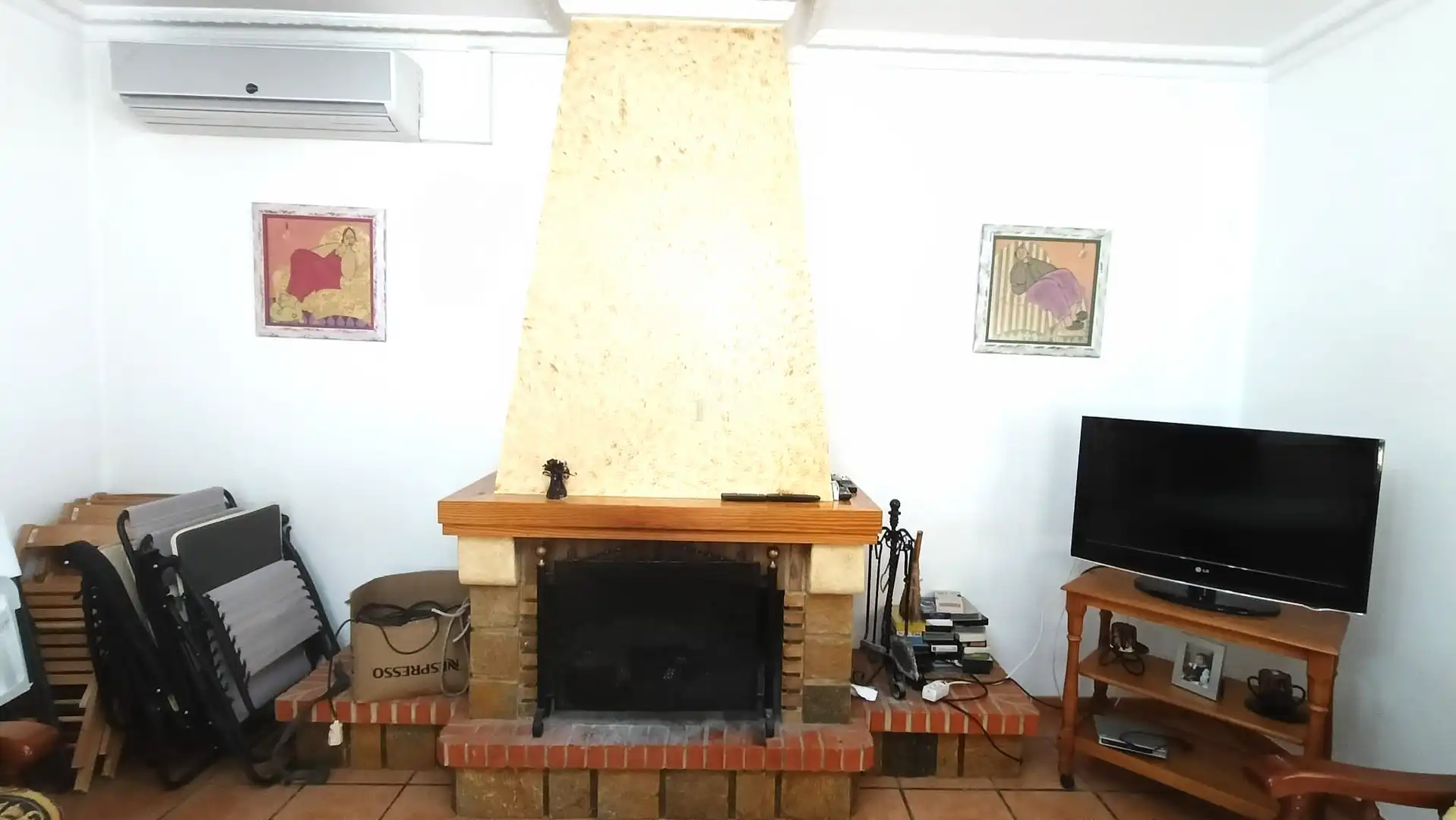 Wohnzimmer von Wohnung zum Verkauf in Elche / Elx mit Klimaanlage, Abstellraum und Schwimmbad