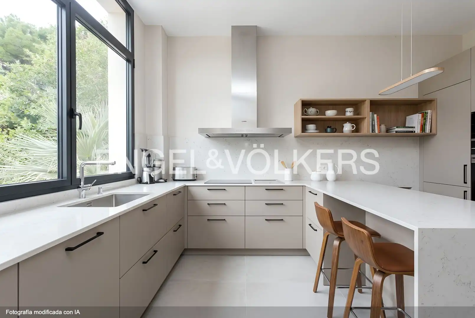 Cuina de Casa o xalet en venda en Cabrils amb Aire condicionat, Calefacció i Parquet