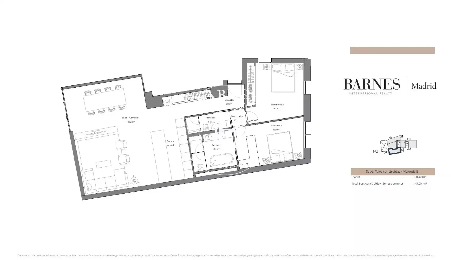 Flat for rent in Madrid  with Air Conditioner, Heating and Storage room