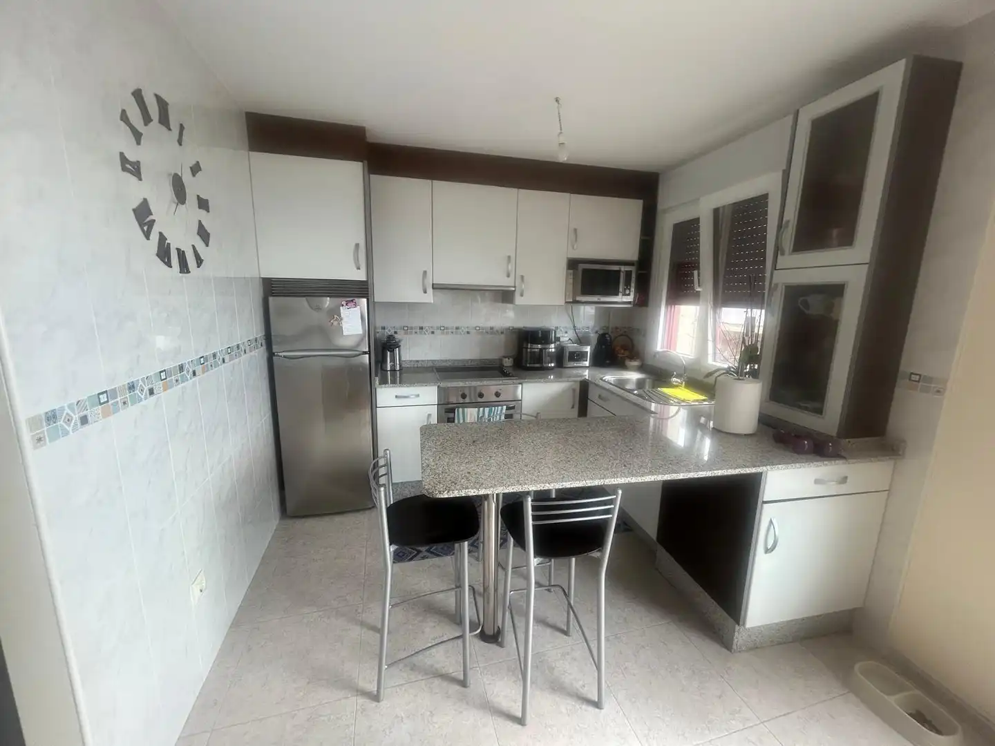 Kitchen of Flat for sale in Boiro  with Heating and Furnished