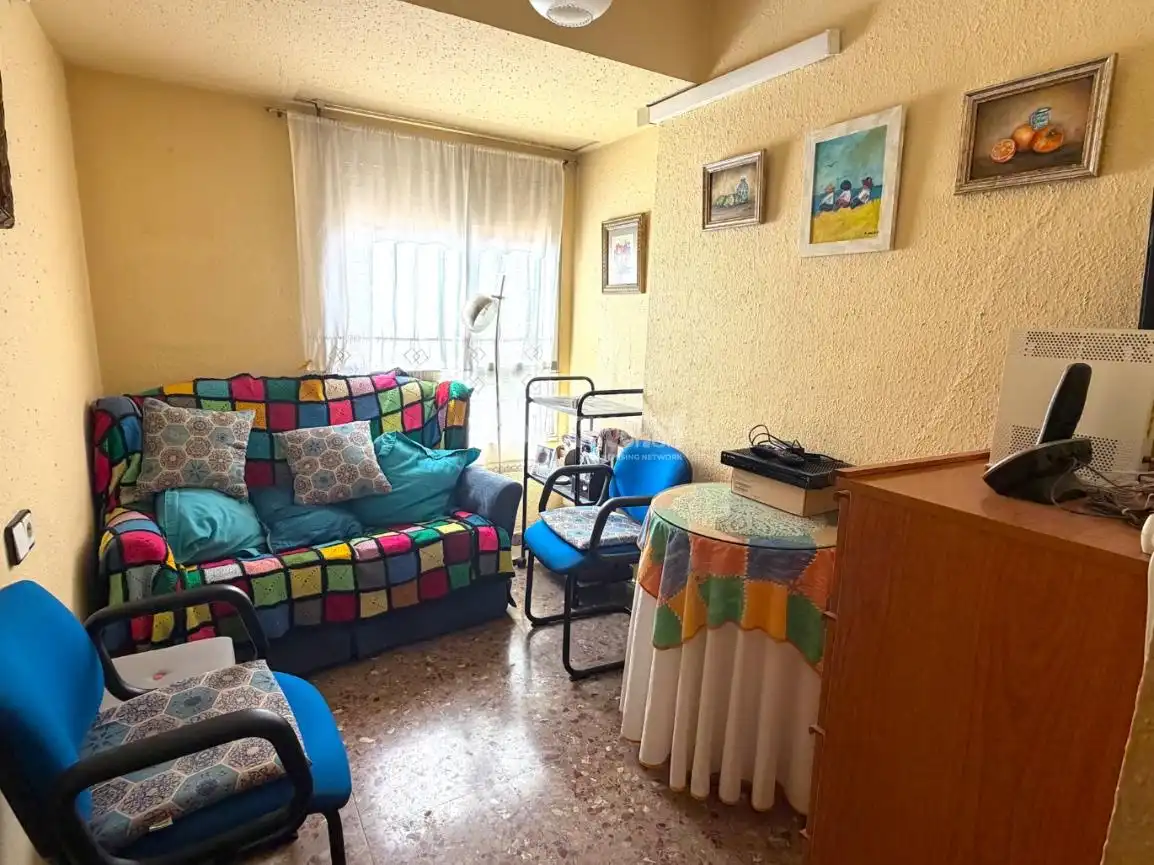 Sala de estar de Piso en venta en Valencia con Aire acondicionado y Balcón