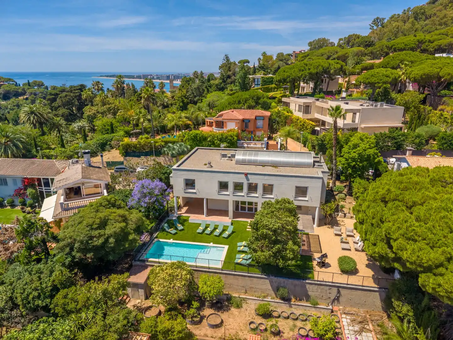 Vista exterior de Casa o chalet de alquiler en Blanes con Aire acondicionado, Calefacción y Jardín privado