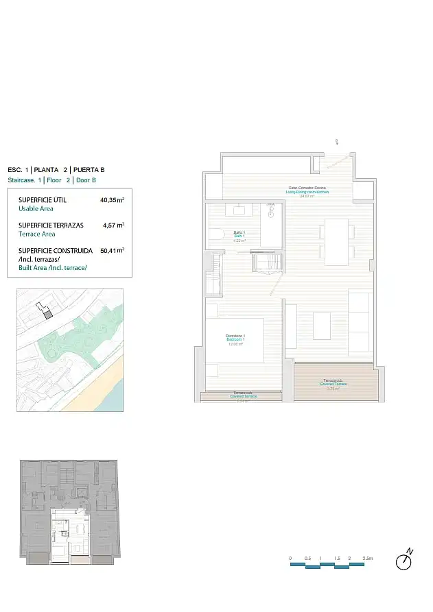 Appartement compact avec terrasse à vendre à Centro Urbano, imagen 10