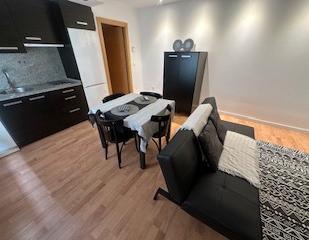 Sala d'estar de Apartament de lloguer en León Capital  amb Calefacció, Parquet i Moblat