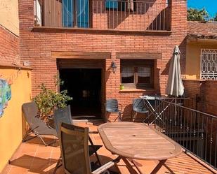 Terrace of Single-family semi-detached for sale in Sant Esteve de Palautordera  with Air Conditioner, Heating and Parquet flooring