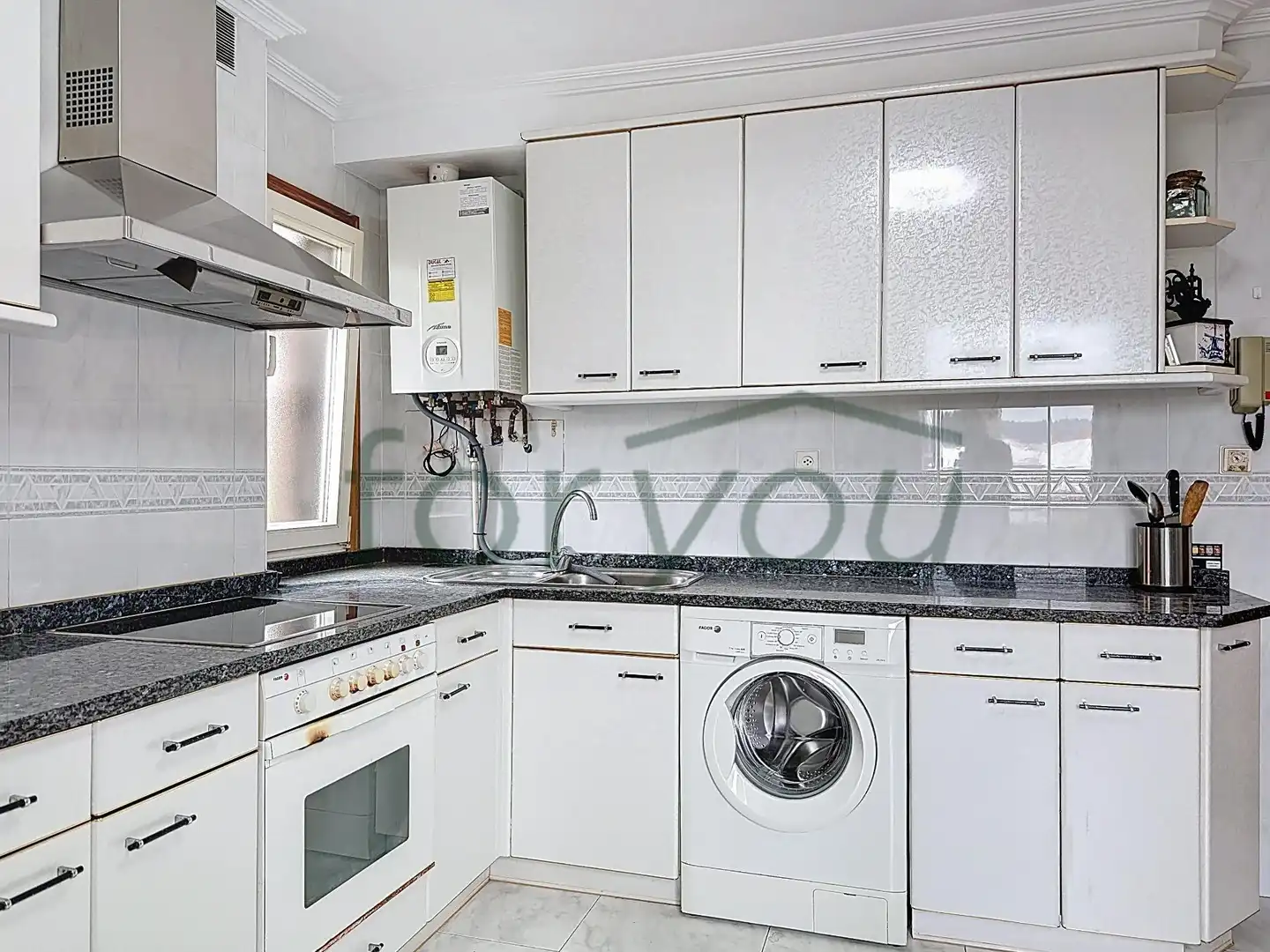 Kitchen of Flat for sale in Hernani  with Heating, Private garden and Storage room