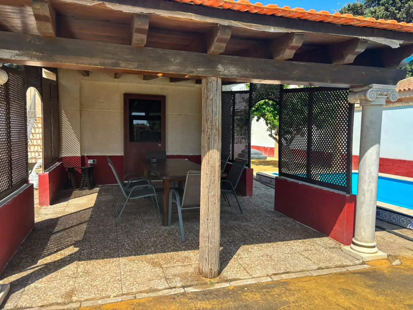 Terraza de Casa o chalet de alquiler en Chipiona con Calefacción, Jardín privado y Terraza