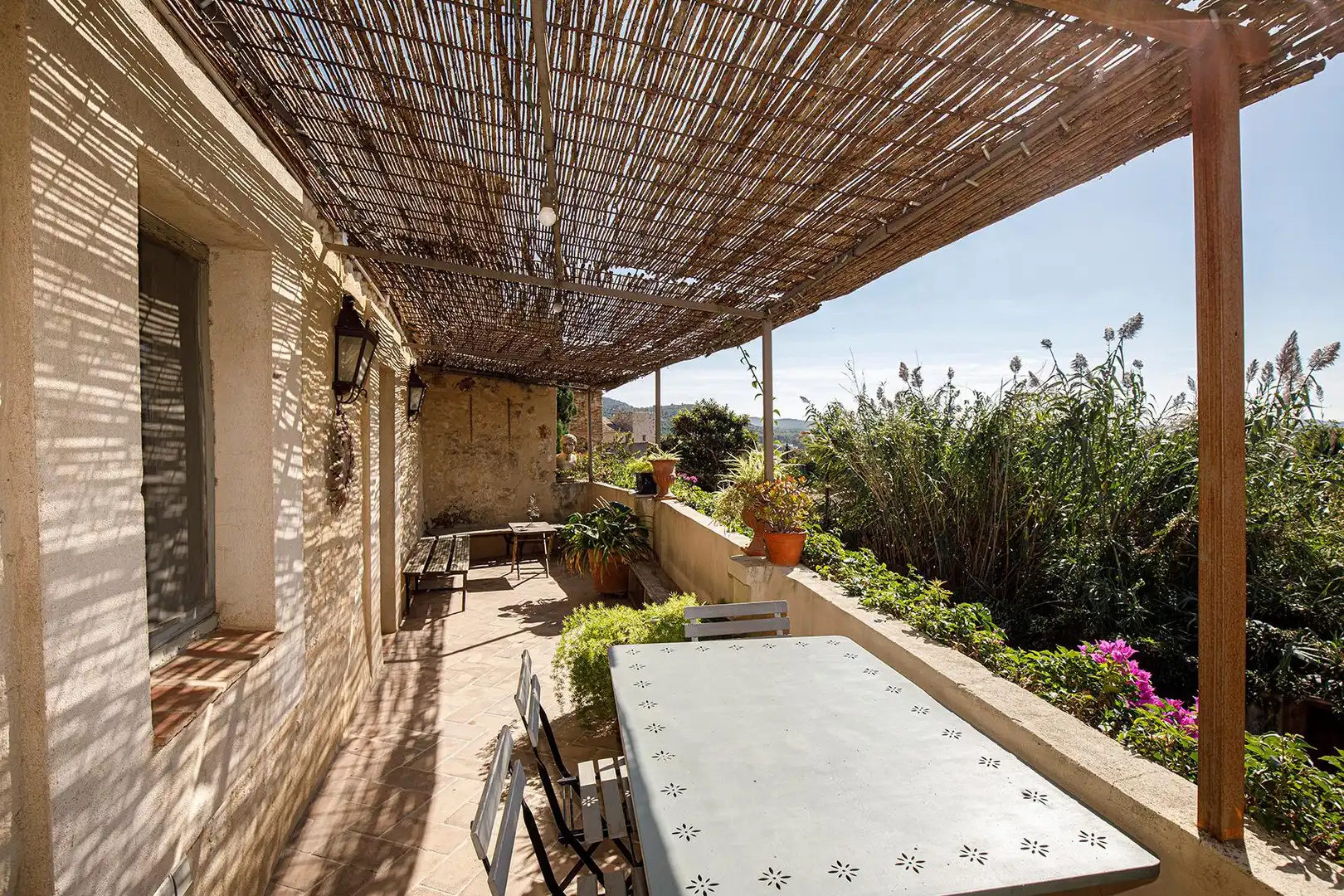 Terraza de Finca rústica de alquiler en Pals