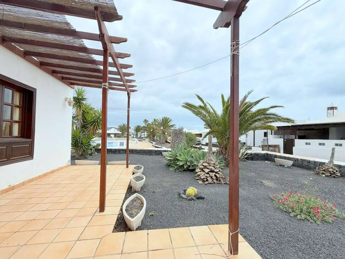 Terraza de Casa o chalet en venta en Yaiza con Jardín privado, Terraza y Amueblado
