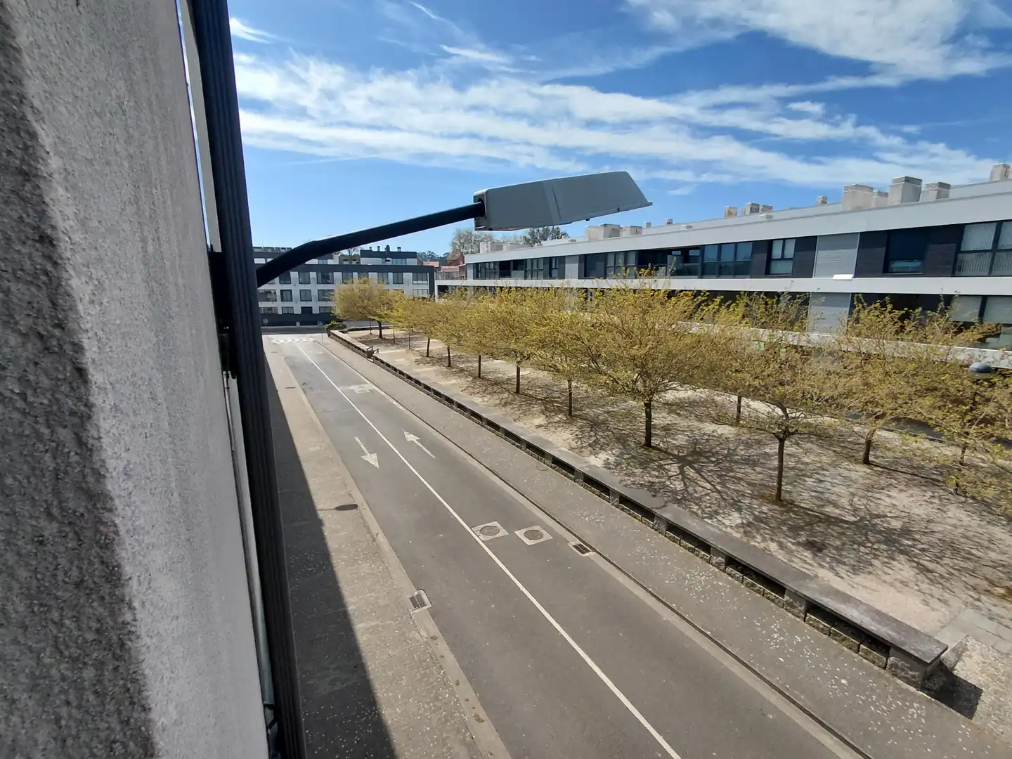 Vista exterior de Piso en venta en Oleiros con Calefacción, Parquet y Trastero