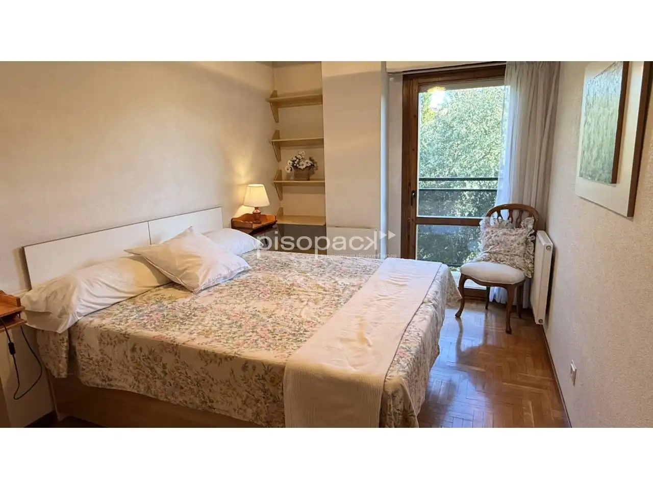 Bedroom of Flat for sale in  Pamplona / Iruña  with Air Conditioner, Heating and Terrace