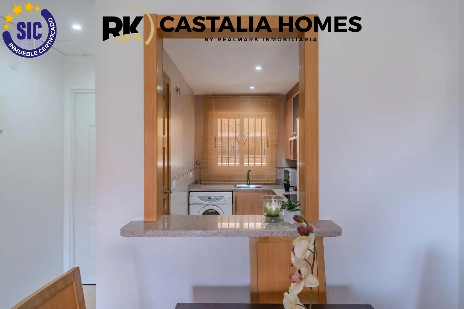 Cuina de Apartament en venda en Oropesa del Mar / Orpesa amb Aire condicionat, Jardí privat i Terrassa