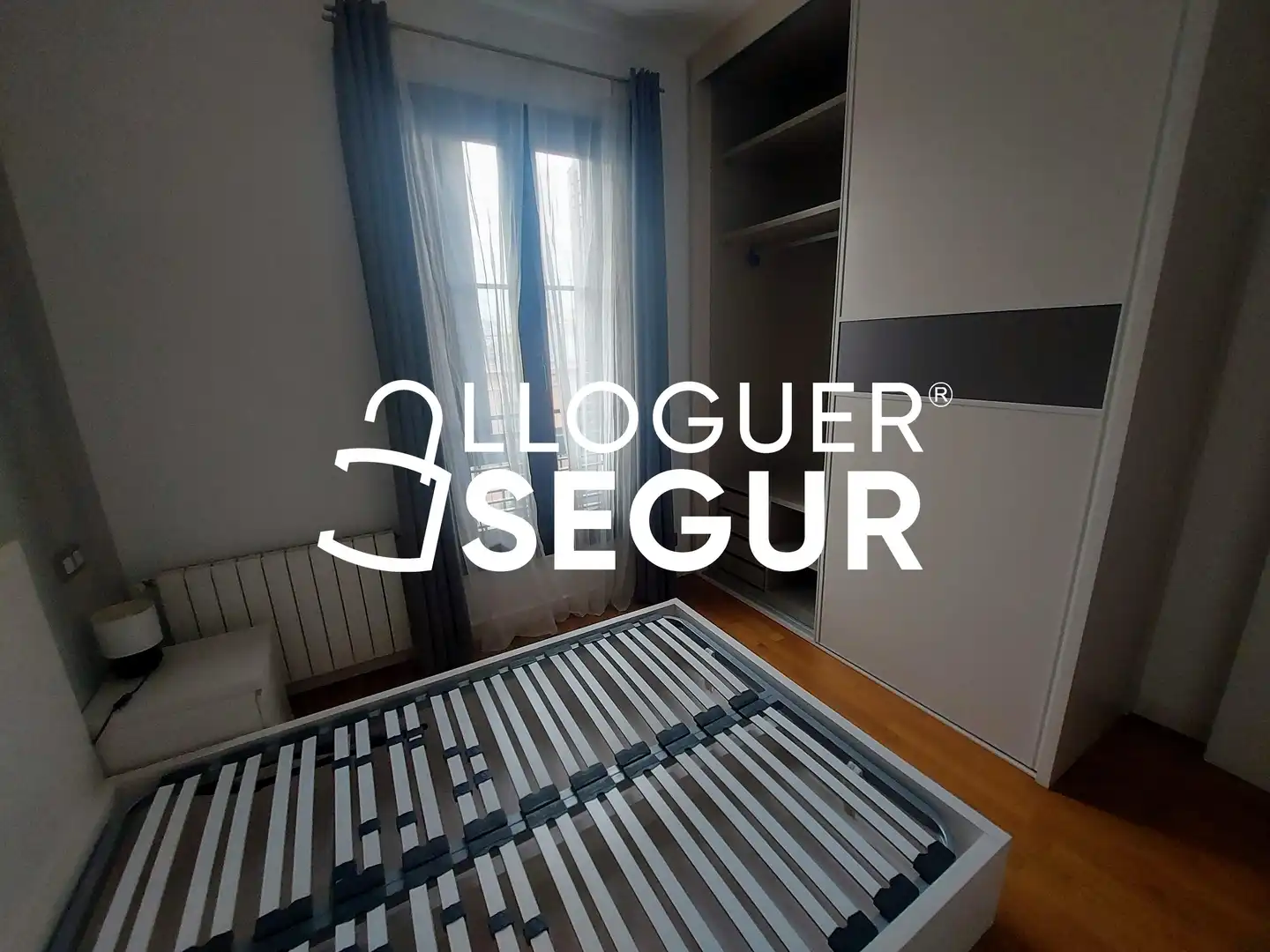 Bedroom of Flat for rent in Barcelona  with Air Conditioner, Heating and Furnished