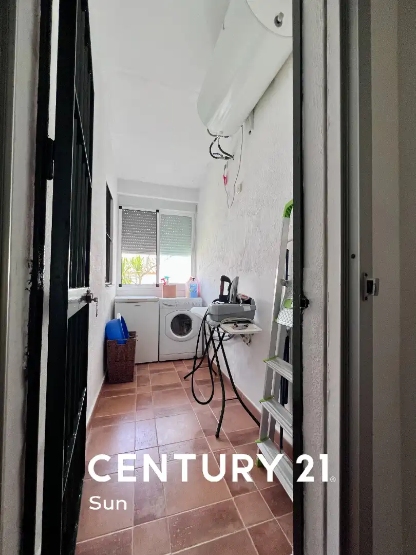 Terraza de Casa adosada en venta en Estepona con Jardín privado, Terraza y Lavadora