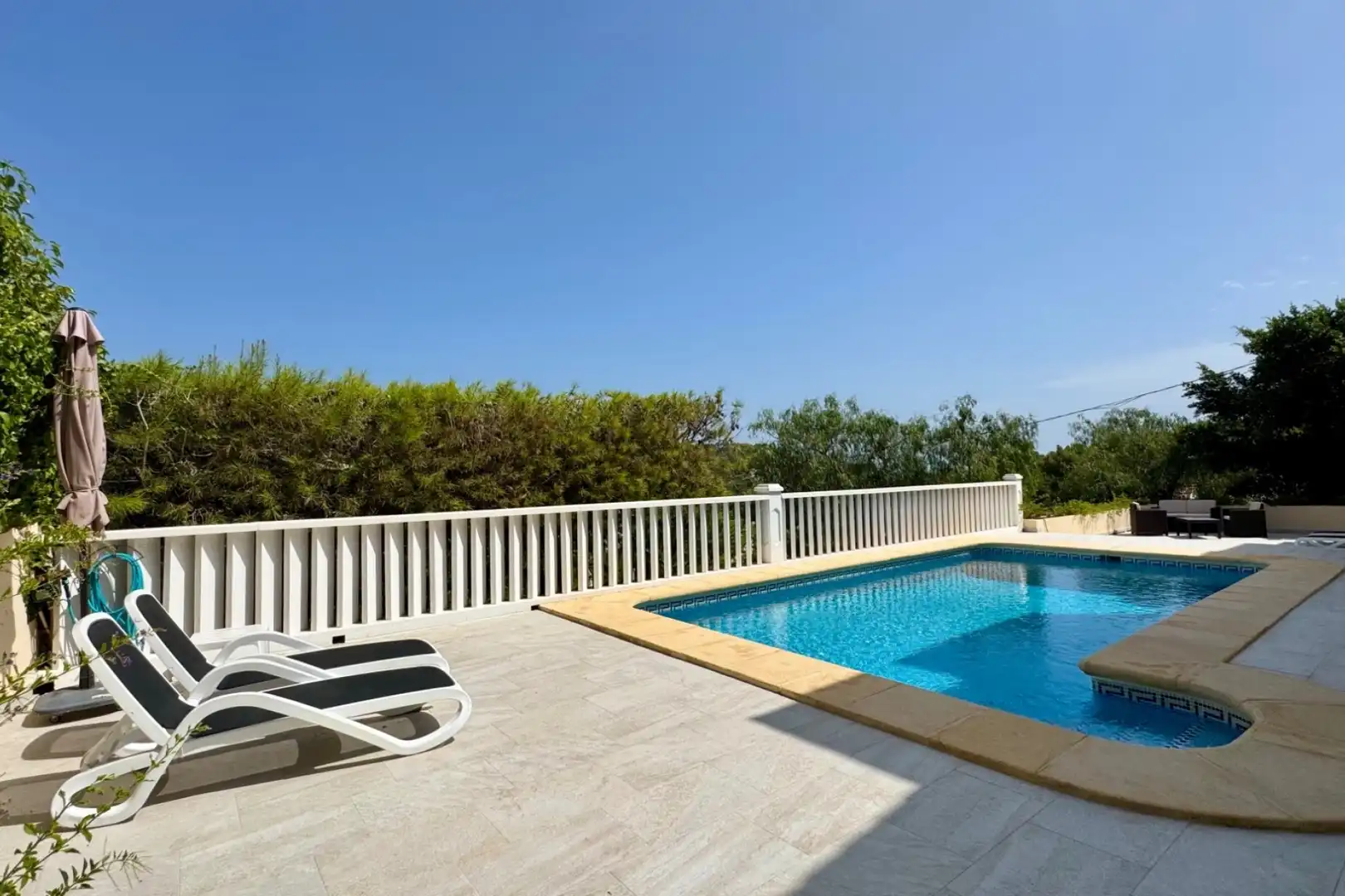 Piscina de Casa o xalet en venda en Jávea / Xàbia amb Aire condicionat, Calefacció i Jardí privat