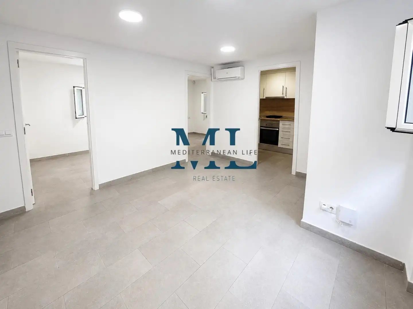 Sala de estar de Piso en venta en Vilanova i la Geltrú con Calefacción
