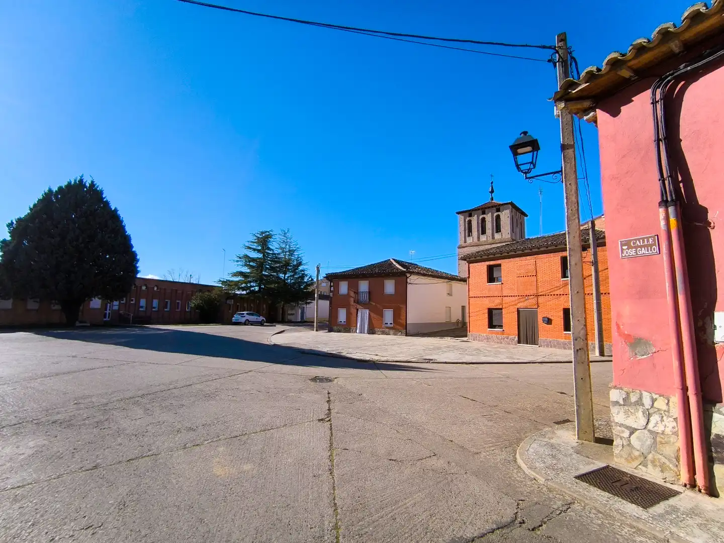 Vista exterior de Casa o chalet en venta en Villarramiel con Jardín privado, Trastero y Amueblado