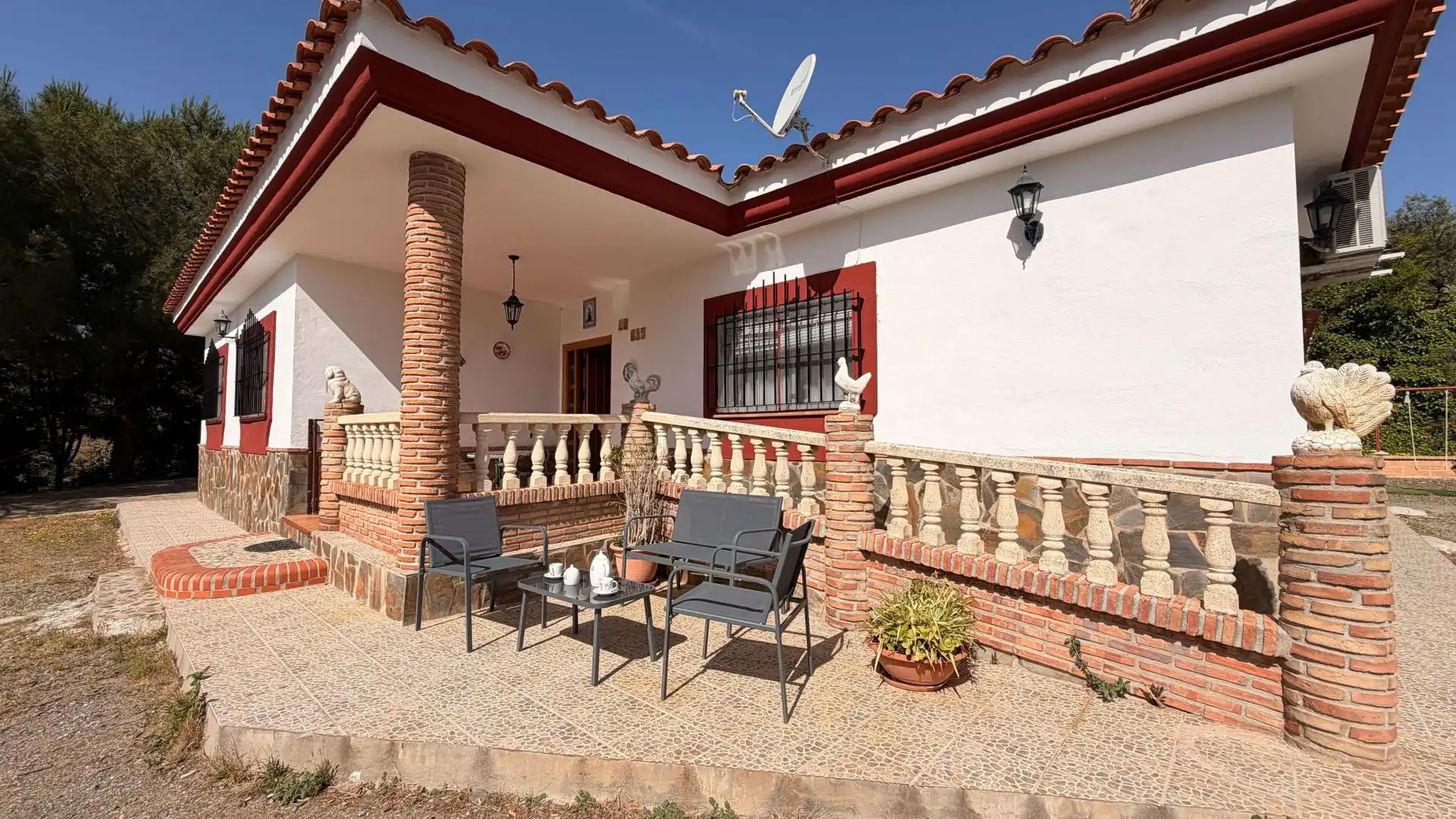 Terrassa de Finca rústica en venda en Almogía amb Aire condicionat i Piscina
