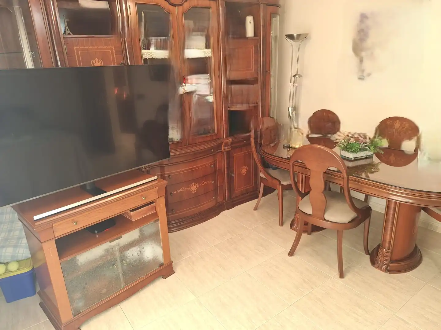 Sala de estar de Piso en venta en San Vicente del Raspeig / Sant Vicent del Raspeig con Aire acondicionado, Amueblado y Horno