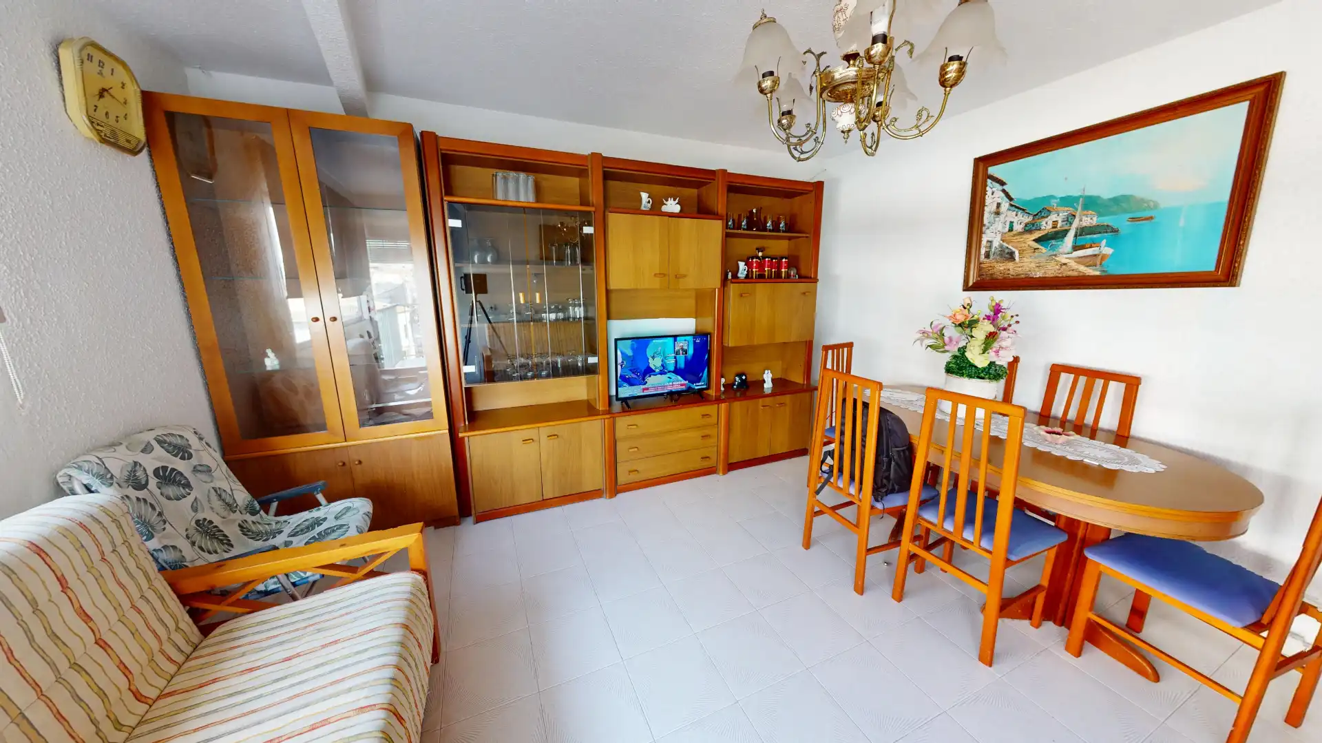 Living room of Flat for sale in Benidorm  with Furnished and Balcony