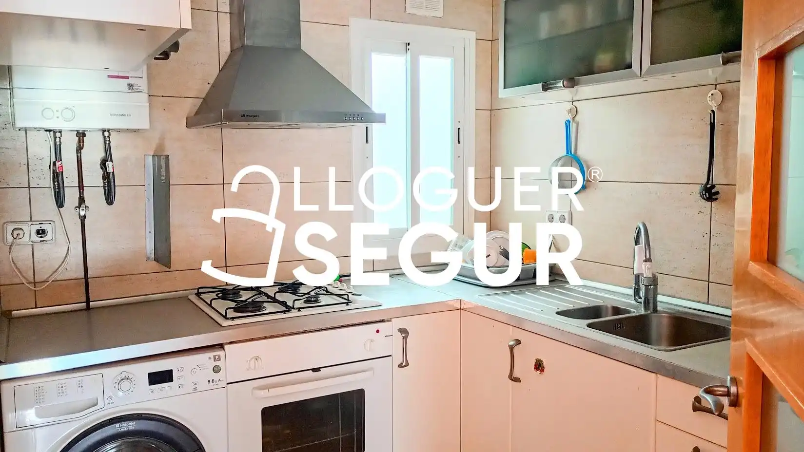 Küche von Wohnung zur Miete in Castelldefels mit Klimaanlage, Heizung und Möbliert