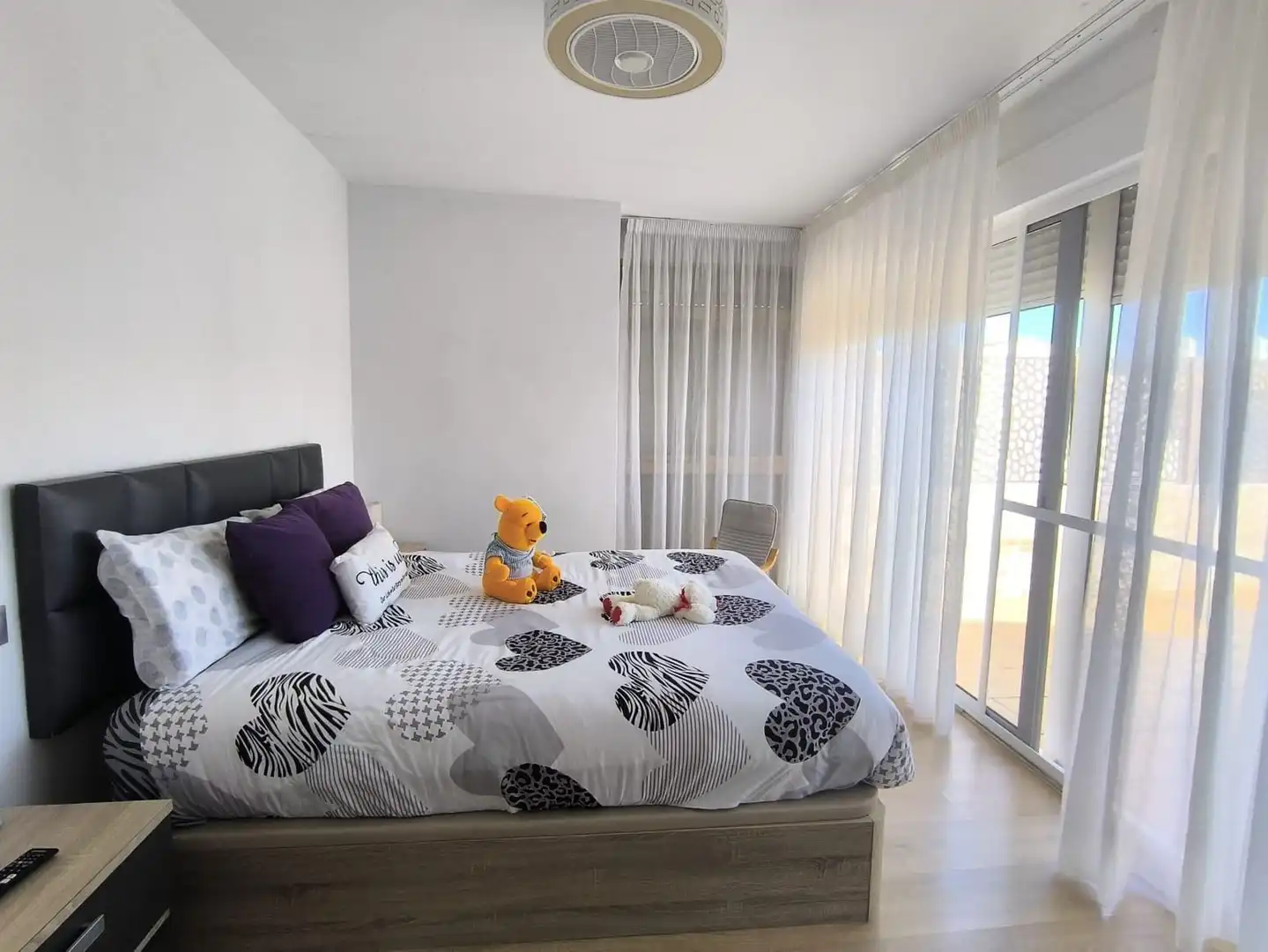 Schlafzimmer von Maisonette zum Verkauf in Alhaurín de la Torre mit Klimaanlage, Parkett und Terrasse