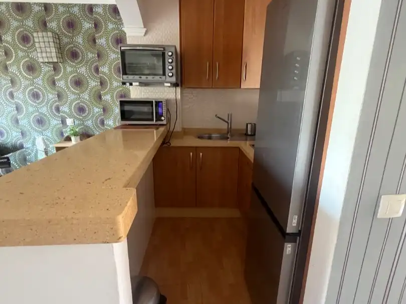 Kitchen of Flat for rent in Marbella  with Air Conditioner, Terrace and Balcony